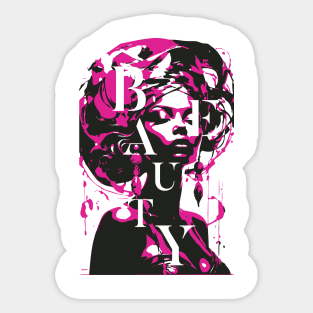 Beauty fashion Sticker